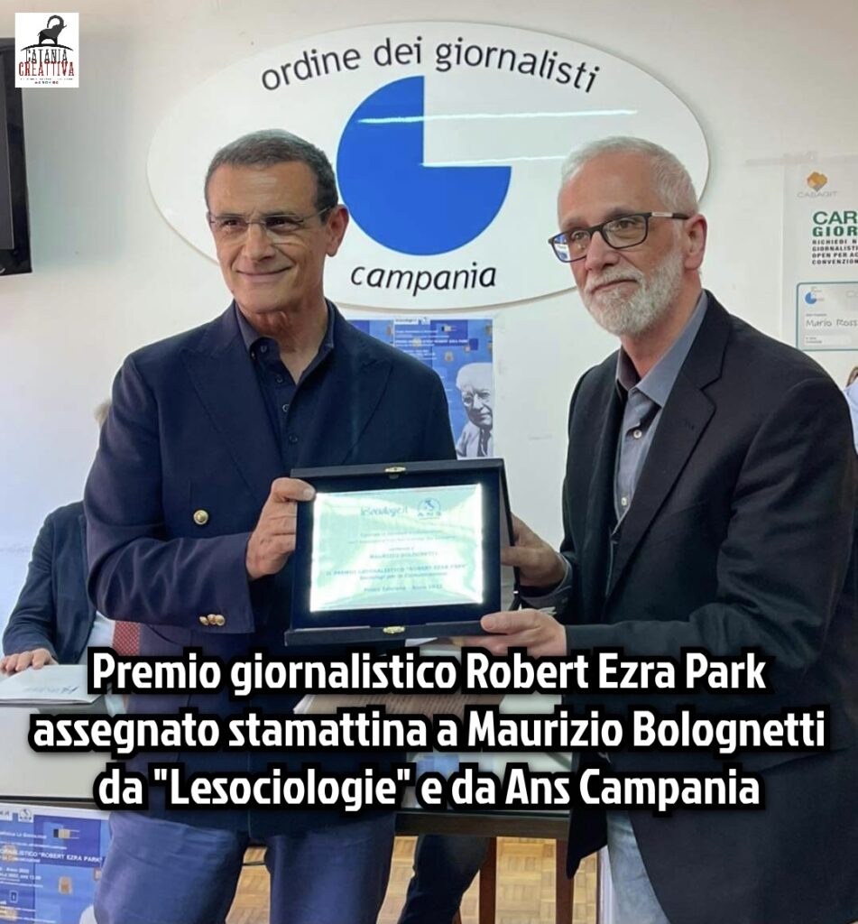 Al giornalista Maurizio Bolognetti il Premio giornalistico “Robert Ezra Park”