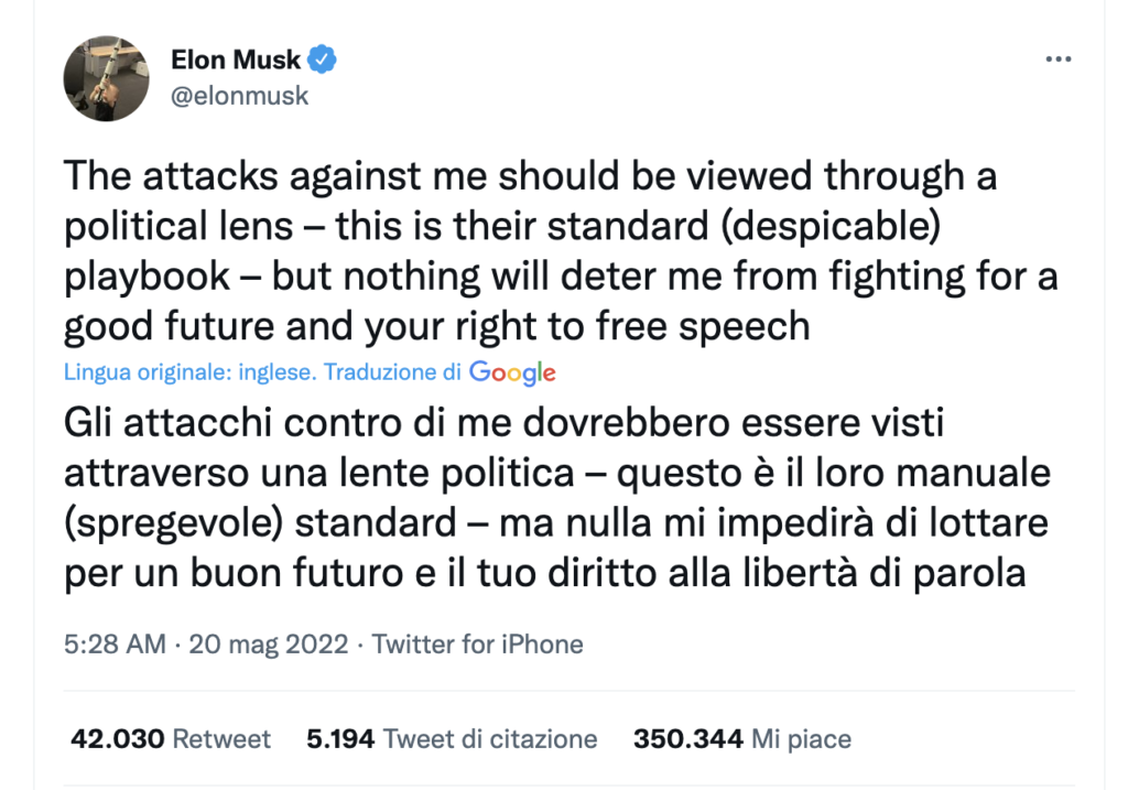 Musk pronto a partecipare alle prossime elezioni americane?