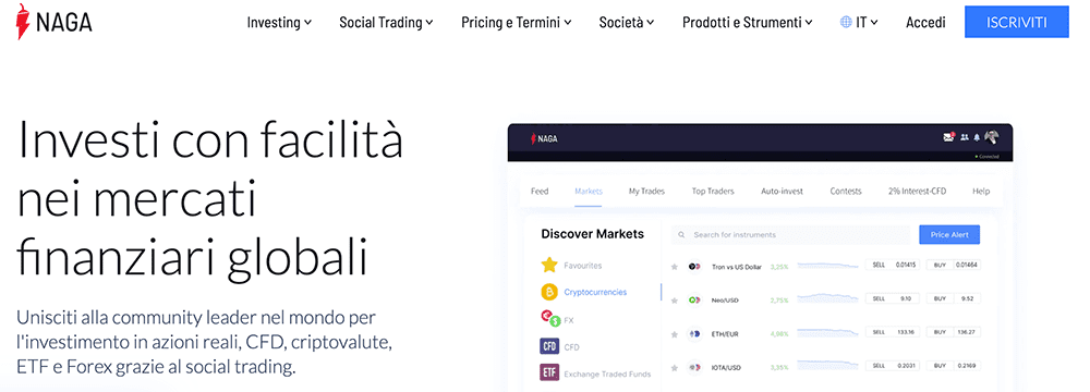 NAGA: come funziona e quello che c’è da sapere sulla piattaforma di trading