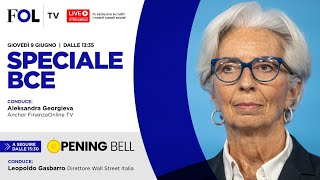 BCE: tassi fermi per ora. Primo rialzo di 25 punti base rimandato a luglio