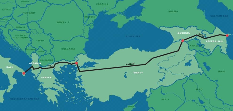 Gas: raggiunta intesa UE-Azerbaigian, raddoppio forniture per 2027