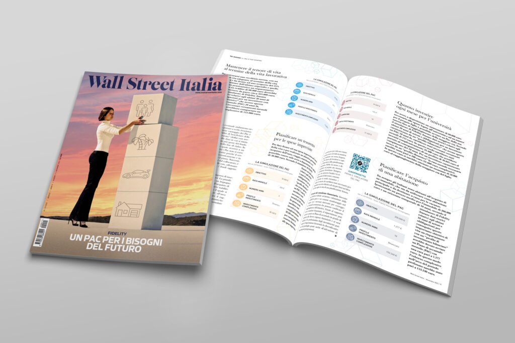 Il sommario del numero di novembre 2022 del magazine Wall Street Italia